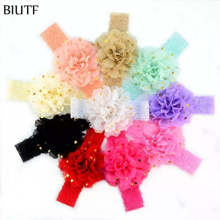 Дитяча чорна пов'язка на голову - окружність голови приблизно 40-52см, діаметр квітки 10см Київ - фото 2