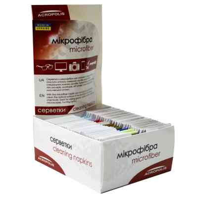 Салфетки Acropolis A-90/07 microfiber 19*17см random color, поштучно (A90-07) Винница