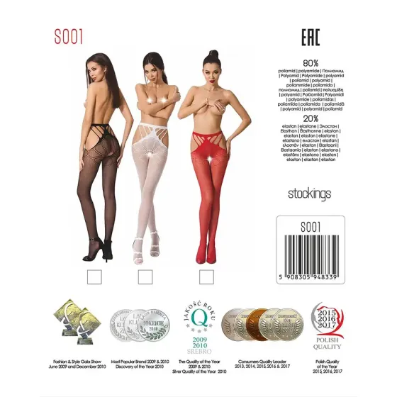 Еротичні колготки-бодістокінг Passion S001 white, з доступом і з відкритими стегнами Львів