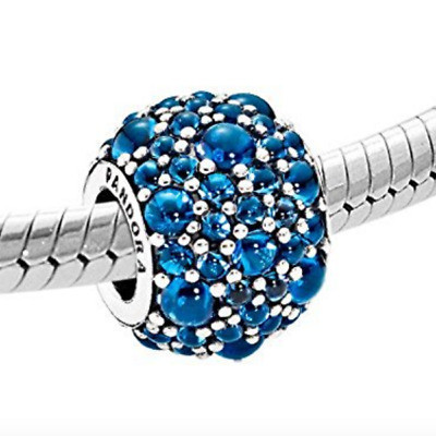 Срібна намистина Пандора  "Shimmering Droplets" 791755NLB MasterSem Київ - фото 2