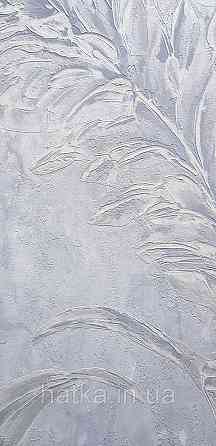 Шпалери вінілові на флізеліні Grandeco Anita1,06х10 гілки листя структурні темно-сірі Київ