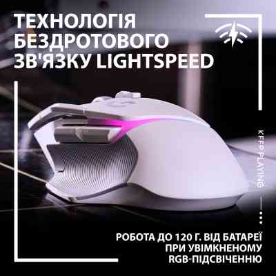 Мышка Logitech G502 X Plus Wireless White (910-006171) Винница