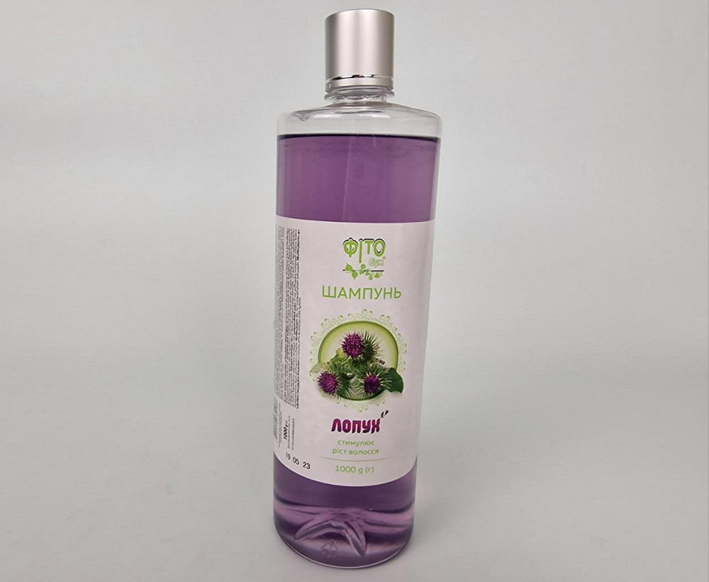 Шампунь (стимулює ріст волосся) "Фітобус" Лопух 1000 гр (1 шт.) Харків - фото 1