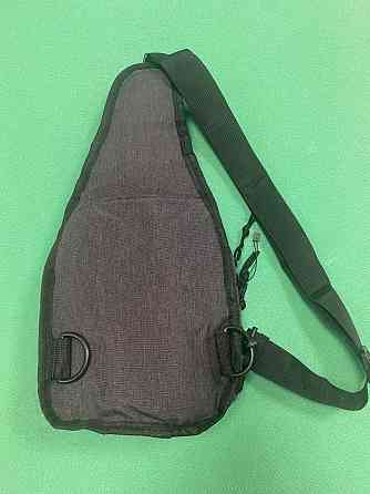 Мужская сумка тактическая через плечо 40 на21см 3 кармана спереди и 2 кармашки боковых серый Киев