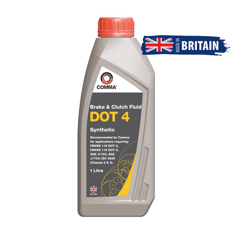 Гальмівна рідина Comma DOT 4 Brake Fluid 1л Львів - фото 1