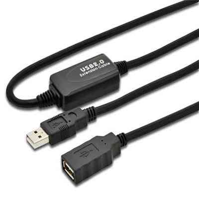 Дата кабель USB 2.0 AM/AF 10.0m active Digitus (DA-73100-1) Винница