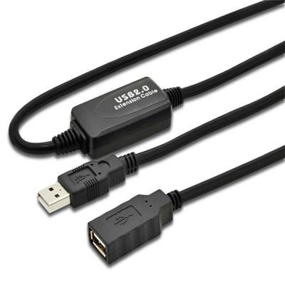 Дата кабель USB 2.0 AM/AF 10.0m active Digitus (DA-73100-1) Винница - изображение 1