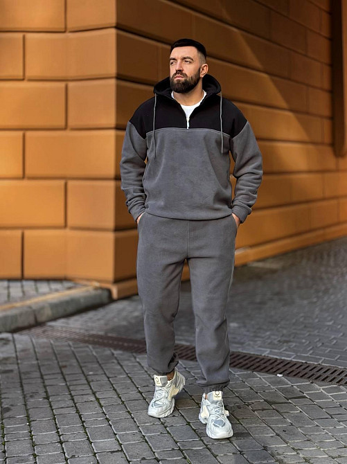 Чоловічий теплий костюм (двокольоровий) Одеса - фото 2