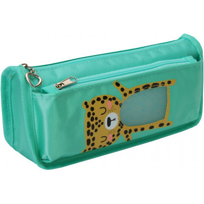 Пенал Cool For School 2 отделения Бирюзовый (CF87178) Винница - изображение 1