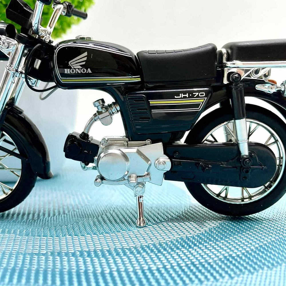 Мотоцикл металопластиковий звуки підсвічування гумові амортизація елементи 1:12 Чорний (BG 68-765) Чернігів - фото 6