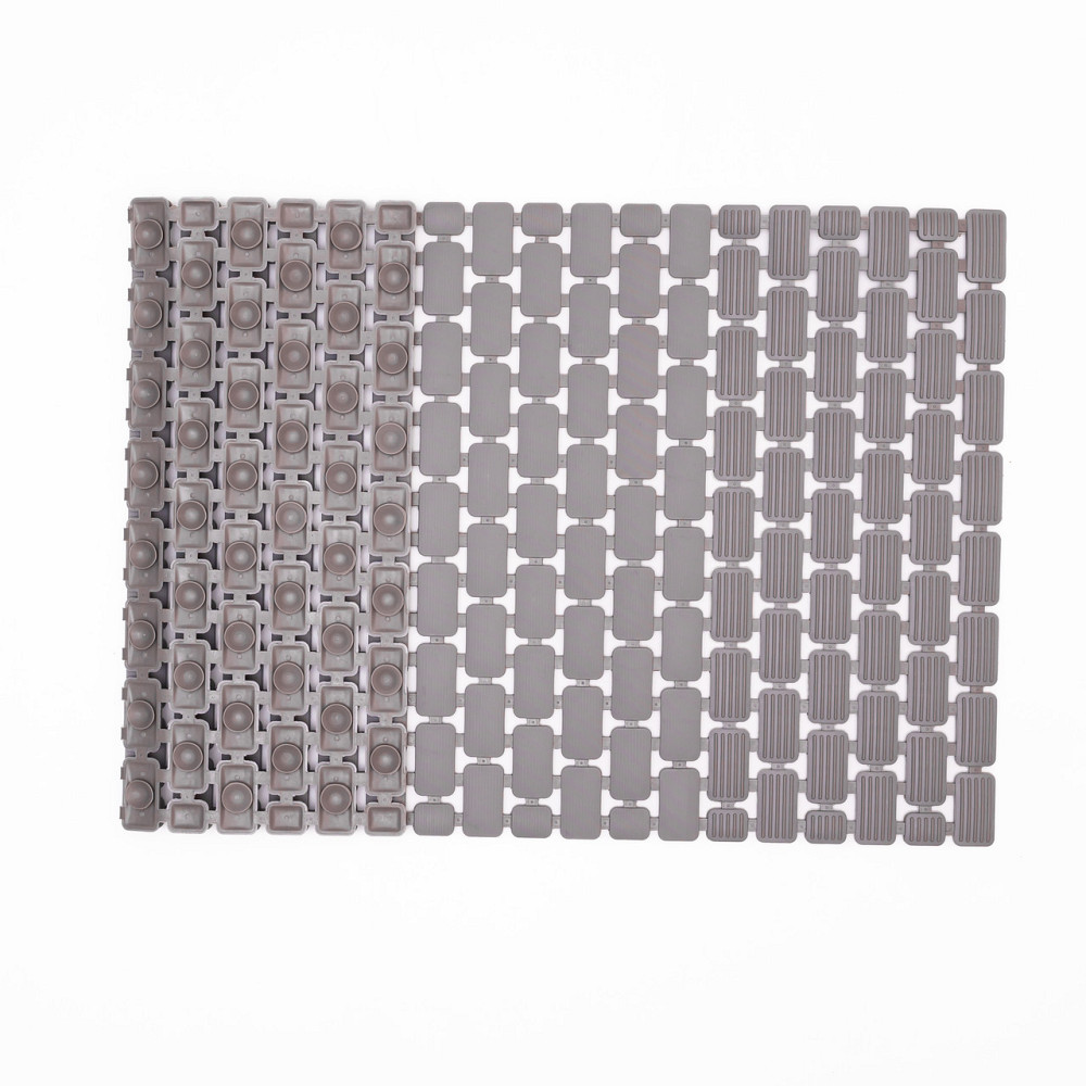 Коврик для душа с присосками, 73×40 см, серый Киев - изображение 1