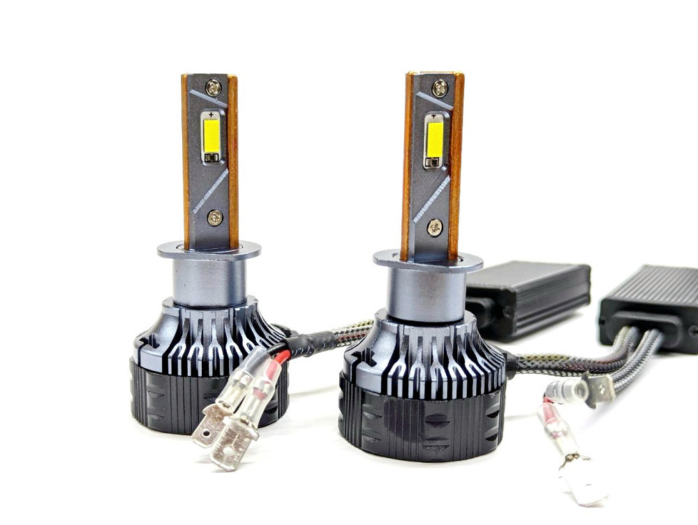 Комплект світлодіодних ламп R20 H1 100W Canbus 6000K 12/24V Харків - фото 1