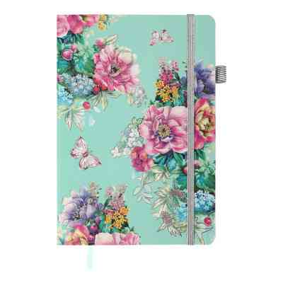 Книга записна Buromax Cherie 96 аркушів А5 у клітинку темно-синій (BM.295105-14) Вінниця