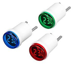 Вольтметр світлодіодний в розетку AD22-RDSM AC 60-500B Харків - фото 1