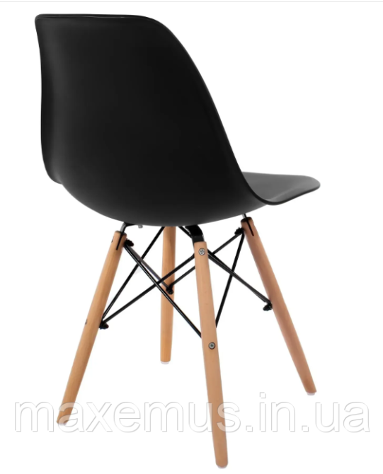 Кресло кухонное В 173 табурет кухонный на ножках в гостинную стул со спинкой на кухню черный Мостиска - изображение 15