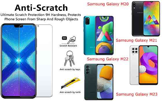 Защитное стекло NeoGlass для Samsung Galaxy M20, M21, M22, M23 – ультрапрозрачное и устойчивое Киев