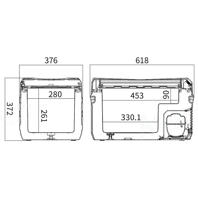 Компрессорный автохолодильник Alpicool NL30 (27 литров, LG Compressor). До -20℃, (12, 24, 220 вольт) Дніпро - фото 7