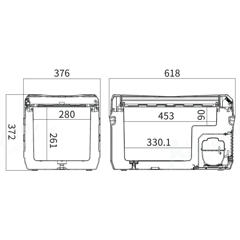 Компресорний автохолодильник Alpicool NL30 (27 літрів, LG Compressor). До -20℃, (12, 24, 220 вольт) Київ - фото 7