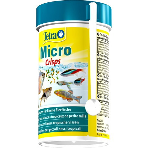 Корм сухий Tetra Micro Crisps для тропічних акваріумних рибок в чіпсах 100мл Київ - фото 3