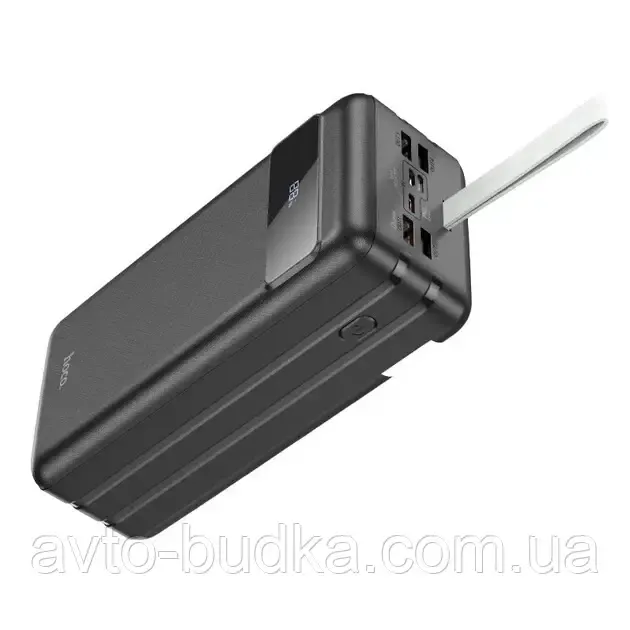 Павербанк HOCO J86B 60000 мА·год QC 3.0 PD 22.5 Вт зовнішній акумулятор чорний Новий Розділ - фото 4