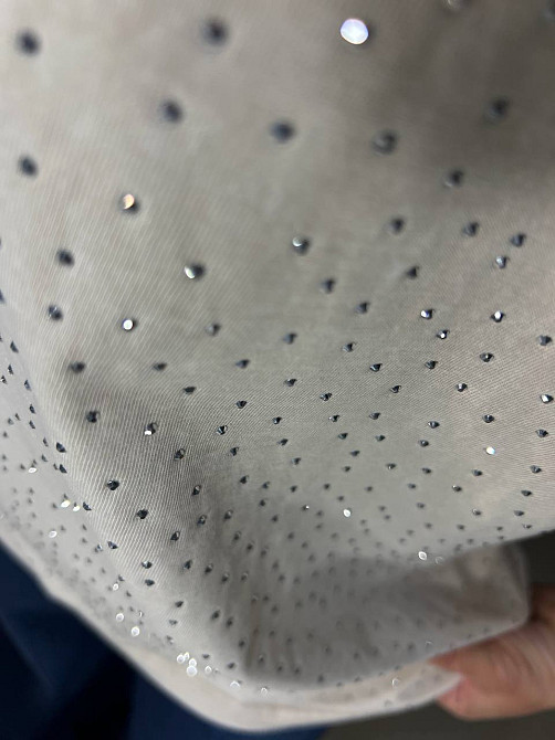 Футболка жіноча YUJIE YISHANG 8532 варена тай дай з камінцями оверсайз бежева, бежевий, one size Одеса - фото 10