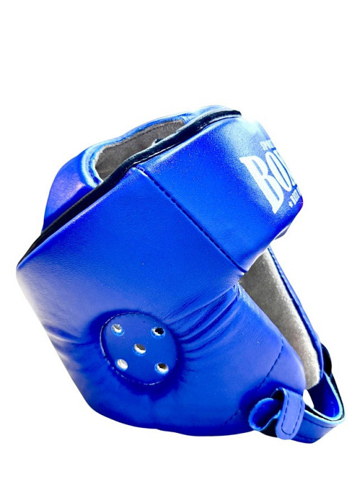 Шолом боксерський відкритий з посиленим захистом верхівки шкіра BOXER 2032 М-XL Вишнёвое - изображение 4