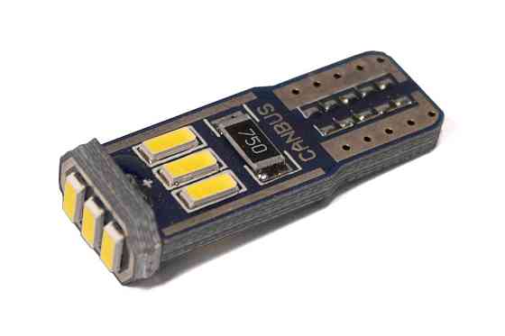 Светодиодная лампа StarLight T10 9 диодов 4014 12V 0.3W WHITE / печатная плата / мультиполярная Харьков