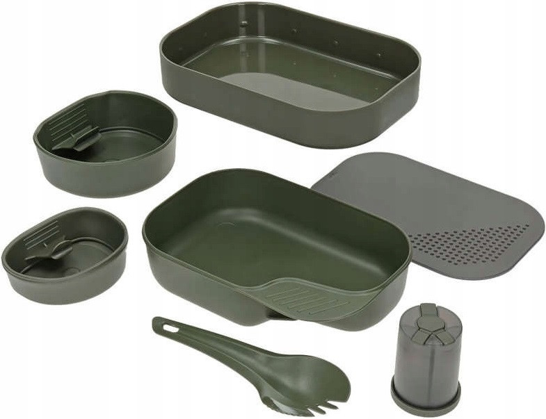 Туристичний Набір Посуди на 1 персону Wildo "Camp-A-Box Complete" (14740/1467000) Olive Нововолинськ - фото 2