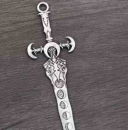 Шпилька для волосся меч металева 15 см, заколка у формі меча, аксесуар для зачіски Київ