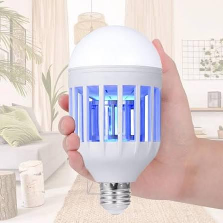 Світлодіодна антимоскітна лампа Zapp Light 9W, знищувач комах та комарів E27 з ультрафіолетом та функцією нічника Одеса - фото 5
