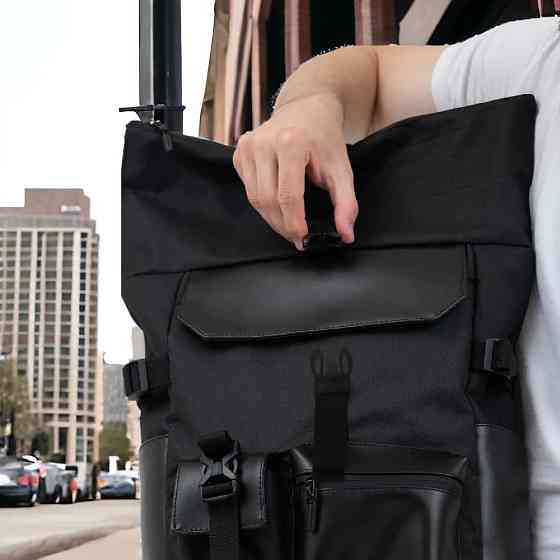 Рюкзак для городской жизни, Городской рюкзак для ноутбука тканевый Женский однотонный ноута SM-88 Львов