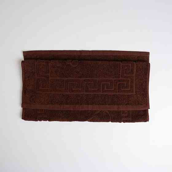 Махровое полотенце для ног GM Textile 50х70см 700г/м2 (Коричневый) Сумы