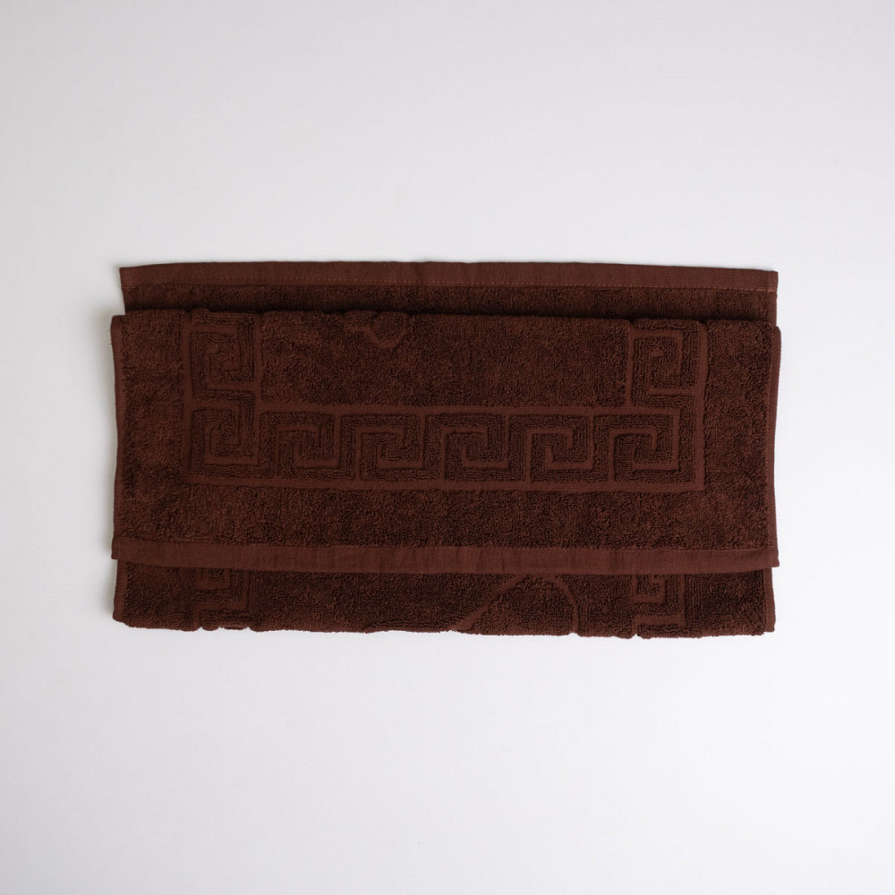 Махровий рушник для ніг GM Textile 50х70см 700г/м2 (Коричневий) Суми - фото 5