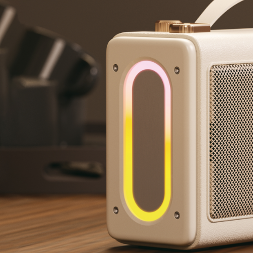 Портативна ретро колонка караоке HAVIT SK823BT 16W RGB Beige (10/ящ) Житомир - фото 5