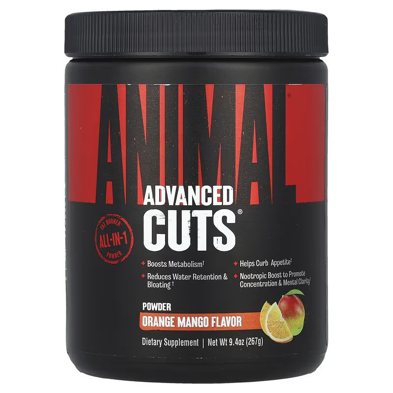 Жиросжигатель Universal Nutrition Animal, Advanced Cuts® Powder, Orange Mango, 267 g Луцк - изображение 1