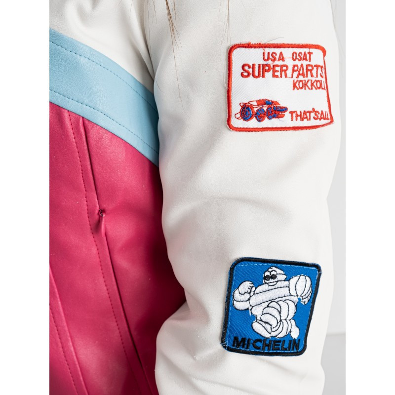 Жіноча куртка Formula 1 Street Racing Еко-шкіра синтепон (розмір 2XL) Київ - фото 7