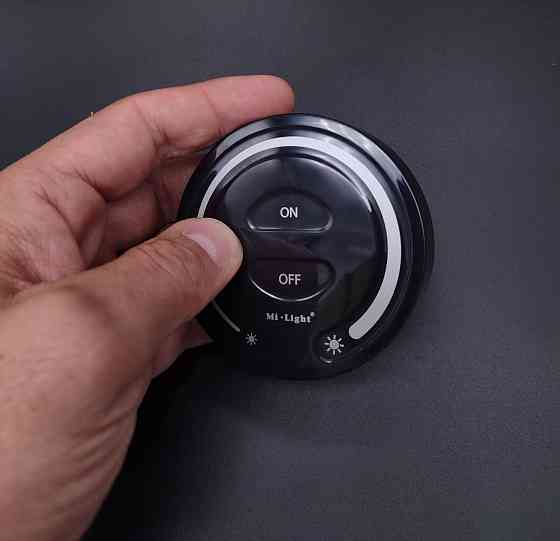 Milight Панель керування Мілайт бездротова чорна кругла 1 зона 2,4 ГГц Київ