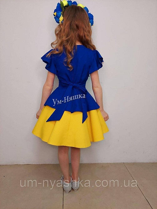 Синьо-жовта святкова сукня в патріотичних кольорах Кривой Рог - изображение 5