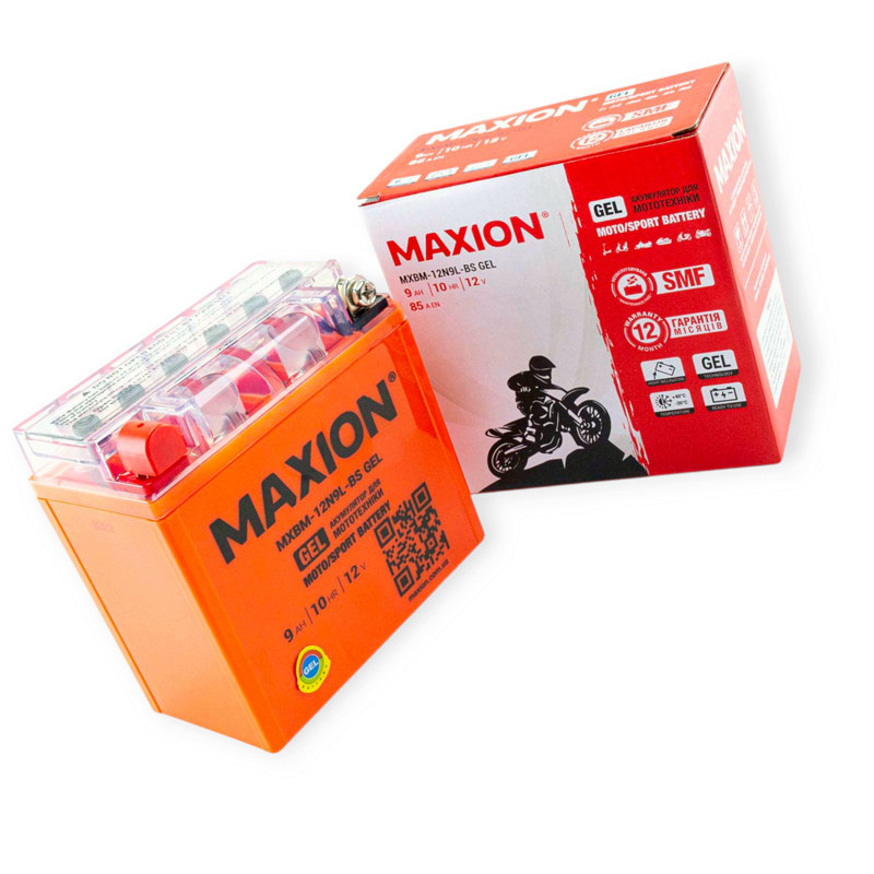Акумулятор (137x77x135) МТ, ІЖ мото гелевий 12V9A Мукачево - фото 1
