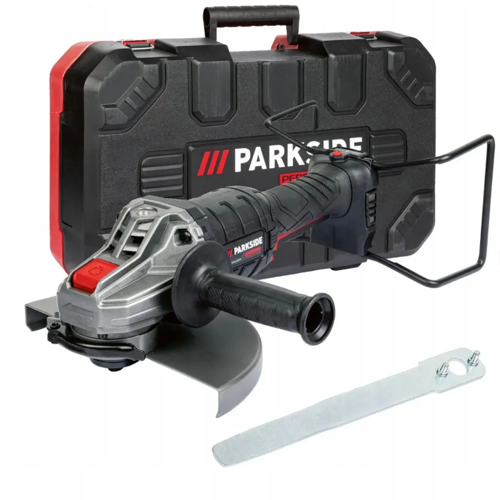 Аккумуляторная болгарка Parkside Performance PWSAP 40-Li A1 230 мм, 6000 об/мин, кейс, без АКБ и ЗУ Киев - изображение 1