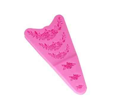 Молд силиконовый Розы 132 на 60 мм розовый Киев