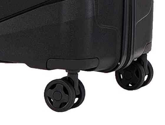 Валіза поліпропіленова WINGS PHX01 велика 75 см чорна Київ
