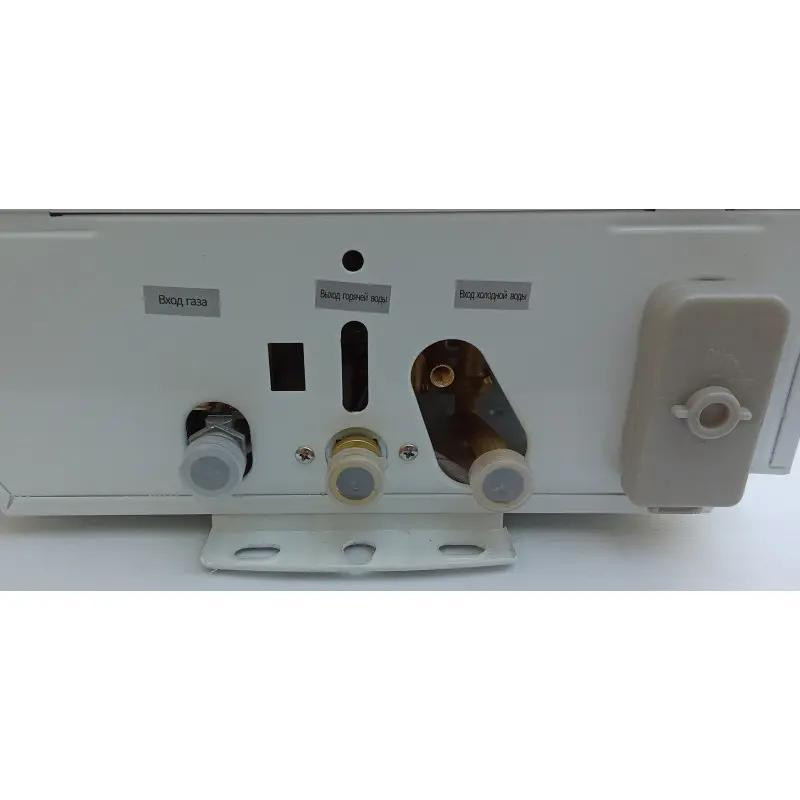 Газова колонка димохідна Aquaforce GPN10-2 біле скло автоматичний газовий водонагрівач 10 л/хв розпал від батарейок Тернопіль - фото 3