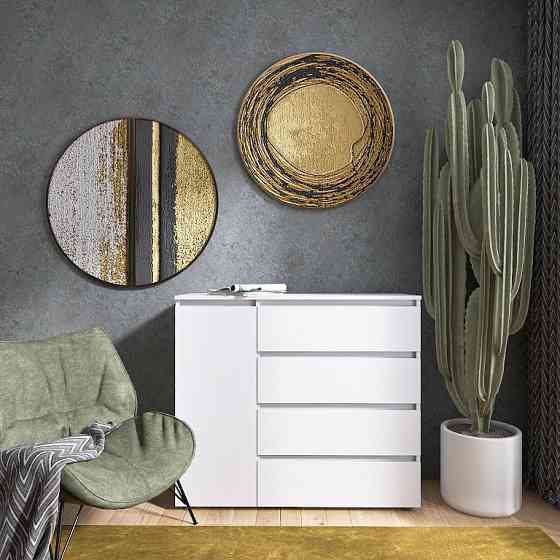 Комод Эверест КЛ-3 Лайт (телескопические) 105х38х93 см Нимфея Альба (DTM-4644) Днепр