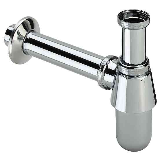 Сифон для раковини VIEGA 1 1/4″ х1 1/4″ металевий хром бутил. б/г100674 Тернопіль