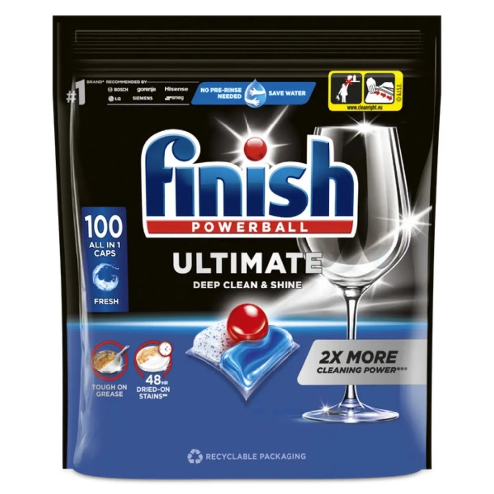 Таблетка для посудомийної машини Finish Ultimate All in 1, 100 шт. Київ - фото 1
