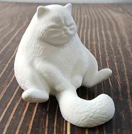 Силіконова форма «Сплячий котик» 3D, рожева Київ