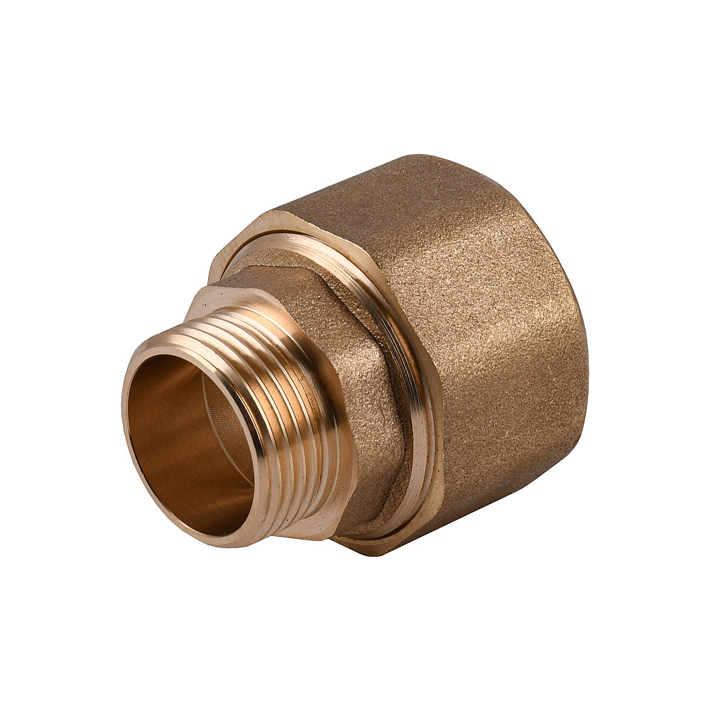 З'єднання зажимне пряме для труби Ø28мм 3/4″З латунне LS442S OPTIMUM Тернополь - изображение 1