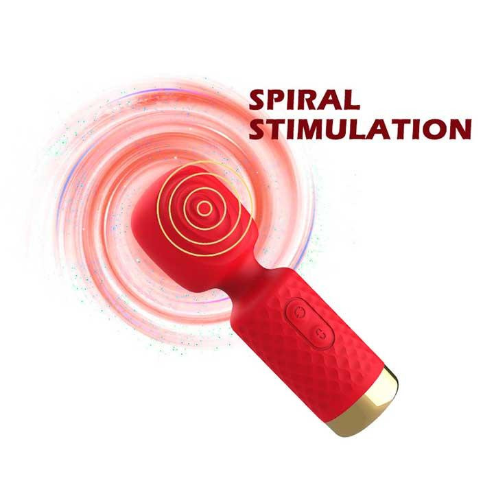 Міні вібратор для клітора мікрофон USB червоний — Вібратори Вінниця - фото 5
