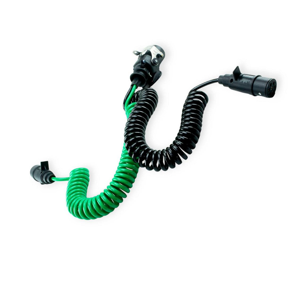 Кабель двойной 7,15 (черно-зеленый) abs Мукачево - изображение 1